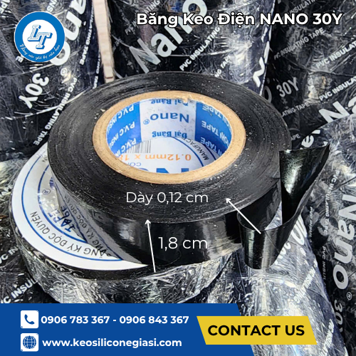 băng keo điện Nano 30Y giá sỉ giá rẻ hàng chuẩn công trình 2 băng keo điện Nano 30Y giá sỉ giá rẻ hàng chuẩn công trình 2