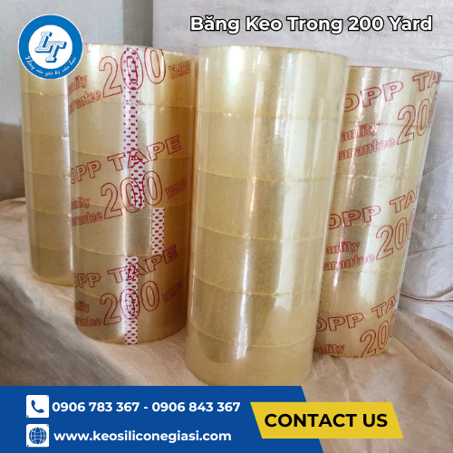 Băng keo trong dán thùng 200Y giá sỉ tốt 5 Băng keo trong dán thùng 200Y giá sỉ tốt 5