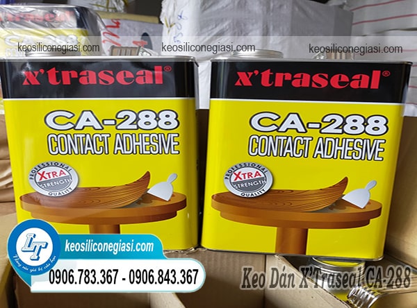 keo dán gỗ công nghiệp xtraseal ca 288 thùng 6 lon keo xtraseal ca 288