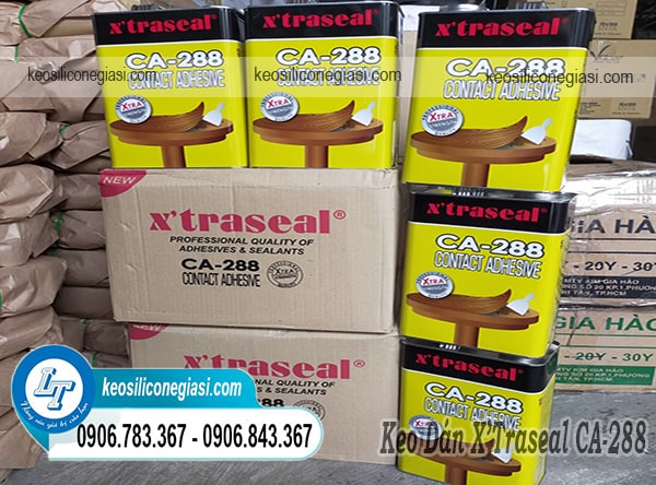 keo dán gỗ công nghiệp xtraseal ca 288 thùng 6 lon keo xtraseal ca 288