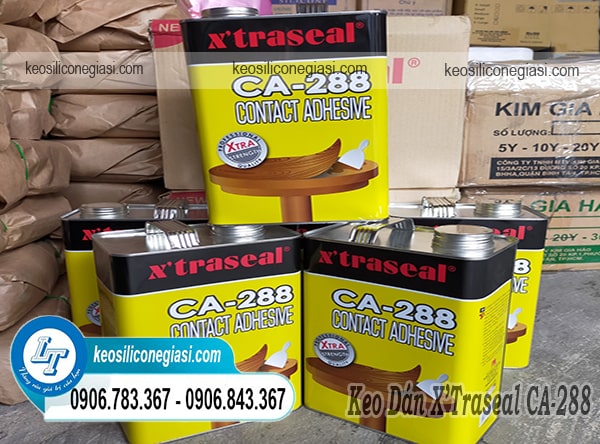 keo dán gỗ công nghiệp xtraseal ca 288 thùng 6 lon keo xtraseal ca 288