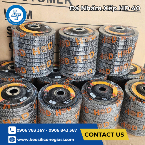 đá nhám HD 40 giá sỉ dùng trong cơ khí, gỗ, inox, sắt thép 2 đá nhám HD 40 giá sỉ dùng trong cơ khí, gỗ, inox, sắt thép 2