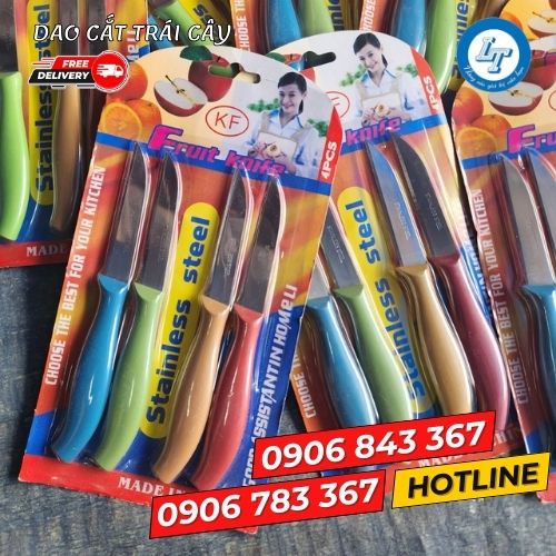 dao cắt trái cây giá sỉ vỉ 4 cây 5 dao cắt trái cây giá sỉ vỉ 4 cây 5