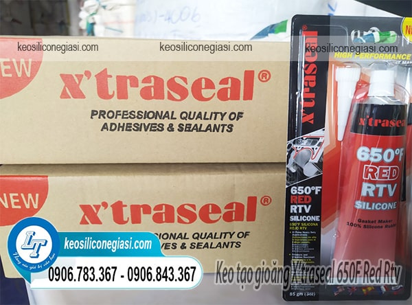 Hộp 12 tuýp keo X'traseal 650F Red RTV