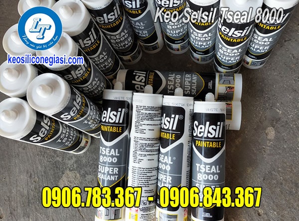Trám vết nứt với keo selsil tseal 8000 ngày tết keo trám tseal 8000