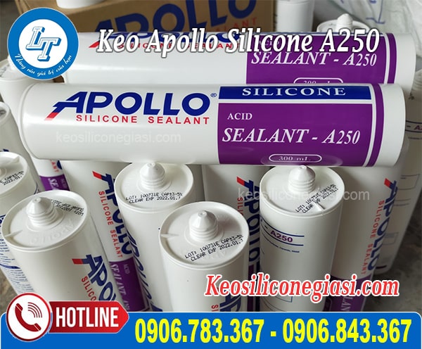 Keo apollo silicone trong suốt A250 Keo apollo silicone trong suốt A250