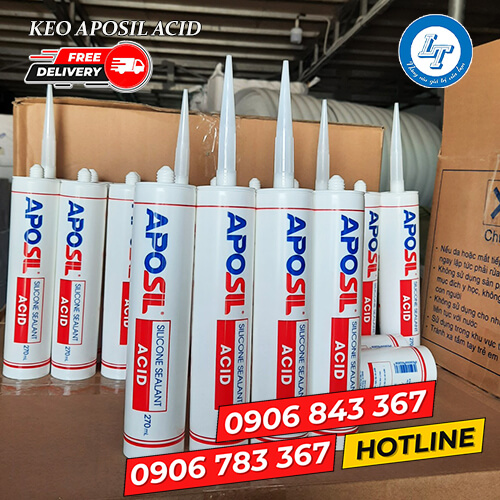keo Aposil Acid giá sỉ rẻ trám khung nhôm cửa kính 4 keo Aposil Acid giá sỉ rẻ trám khung nhôm cửa kính 4