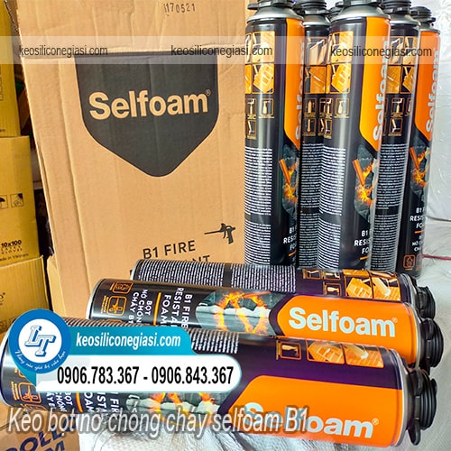 Keo bọt nở chống cháy Selfoam B1