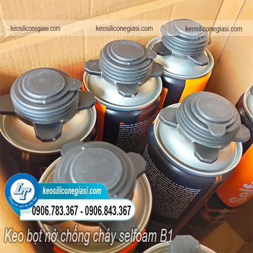 Keo bọt nở chống cháy Selfoam B1 thùng 12 chai