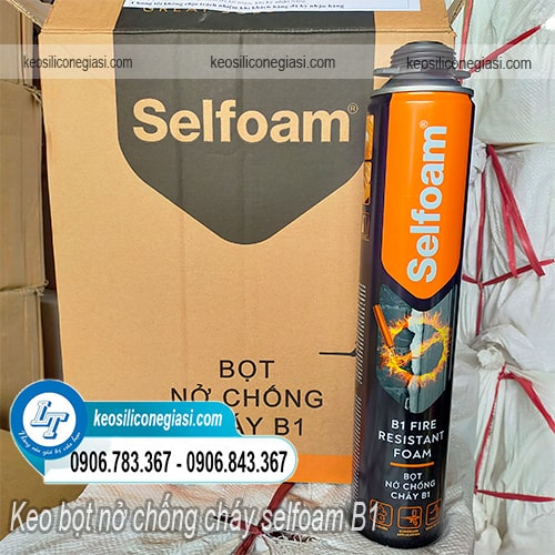 BÁN GIÁ SỈ KEO BỌT NỞ CHỐNG CHÁY SELFOAM B1 THÙNG 12 CHAI