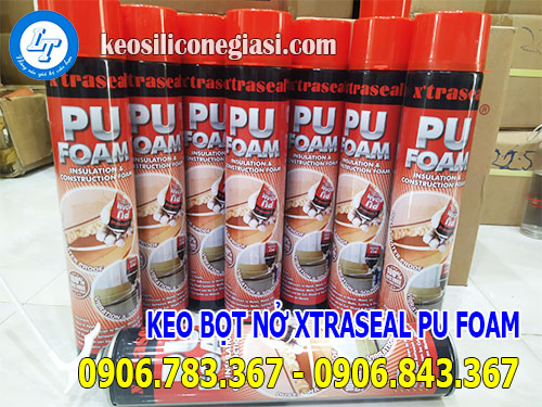 Keo bọt nở chống thấm xtraseal pu foam giá rẻ