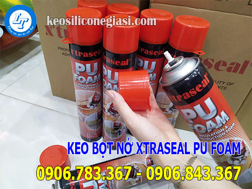 Keo bọt nở chống thấm xtraseal pu foam