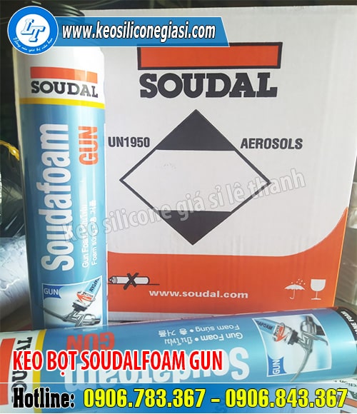 Keo bọt soudalfoam gun