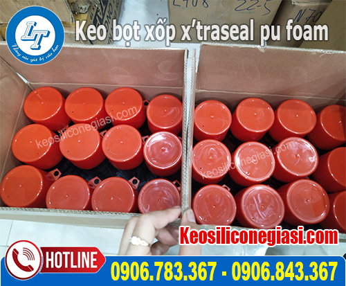 bảng giá keo bọt xốp x'traseal pu foam