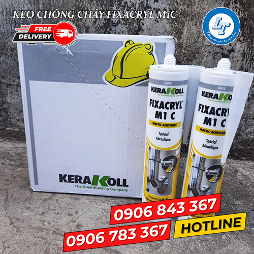Keo silicone fixacryl m1c giá tốt chống nước ngăn lửa 2 Keo silicone fixacryl m1c giá tốt chống nước ngăn lửa 2