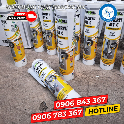 Keo silicone fixacryl m1c giá tốt chống nước ngăn lửa 3 Keo silicone fixacryl m1c giá tốt chống nước ngăn lửa 3