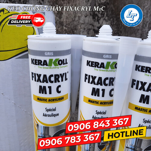 Keo silicone fixacryl m1c giá tốt chống nước ngăn lửa 1 Keo silicone fixacryl m1c giá tốt chống nước ngăn lửa 1