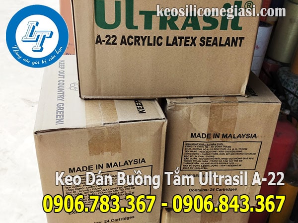 phân phối keo dán buồng tắm Ultrasil A-22 giá tốt tại Bình Chánh keo dán buồng tắm ultrasil A-22
