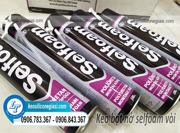 Keo xịt bọt nở cách âm selfoam Keo xịt bọt nở cách âm selfoam
