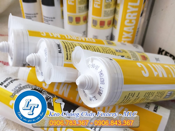 keo Silicone chống cháy Fixacryl M1C chịu lửa chịu nhiệt các ống thông gió, ống xuyên tường keo Silicone chống cháy Fixacryl M1C chịu lửa chịu nhiệt các ống thông gió, ống xuyên tường