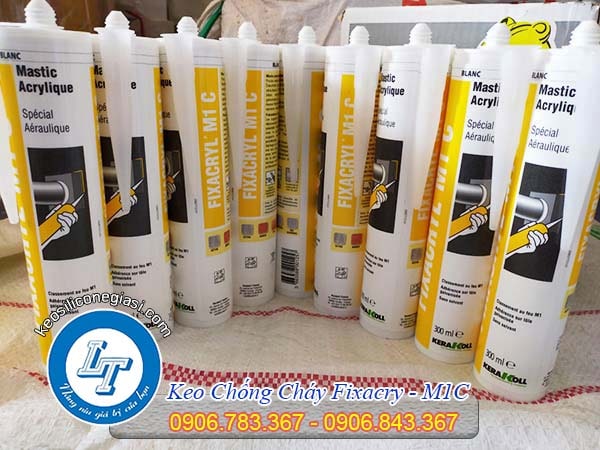 keo Silicone chống cháy Fixacryl M1C chịu lửa chịu nhiệt các ống thông gió, ống xuyên tường keo Silicone chống cháy Fixacryl M1C chịu lửa chịu nhiệt các ống thông gió, ống xuyên tường