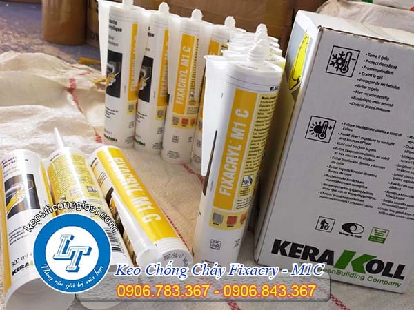 keo Silicone chống cháy Fixacryl M1C chịu lửa chịu nhiệt các ống thông gió, ống xuyên tường keo Silicone chống cháy Fixacryl M1C chịu lửa chịu nhiệt các ống thông gió, ống xuyên tường