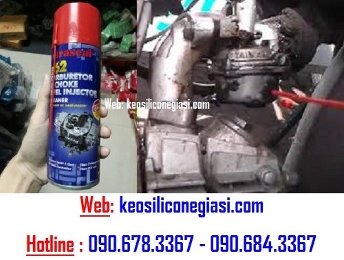 dầu  vệ sinh bình xăng con b62