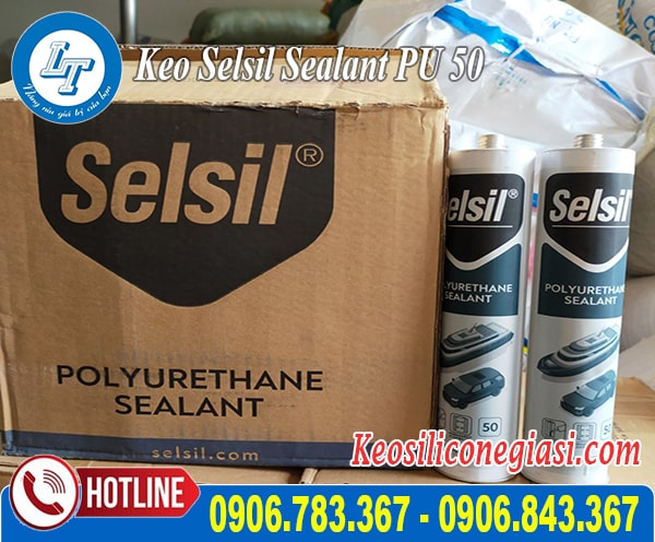 Keo dán máng xối Selsil Polyurethane Sealant PU 50 Keo dán máng xối Selsil Polyurethane Sealant PU 50