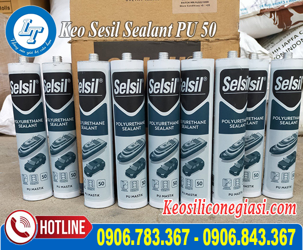Keo dán máng xối Selsil Polyurethane Sealant PU 50 Keo dán máng xối Selsil Polyurethane Sealant PU 50