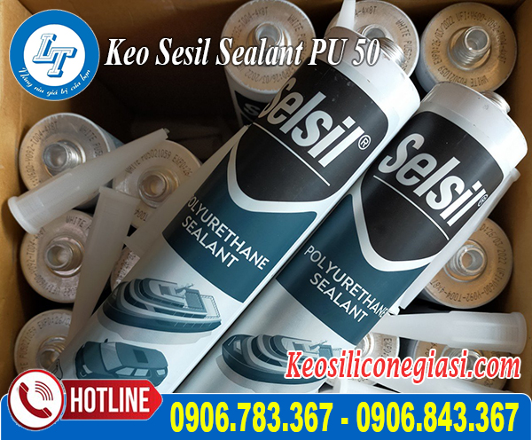 Keo dán máng xối Selsil Polyurethane Sealant PU 50 Keo dán máng xối Selsil Polyurethane Sealant PU 50