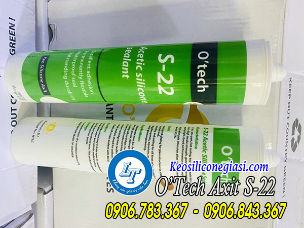 keo silicone Otech trung tính kết cấu axit s-22 300ml/chai keo silicone Otech trung tính kết cấu axit s-22 300ml/chai