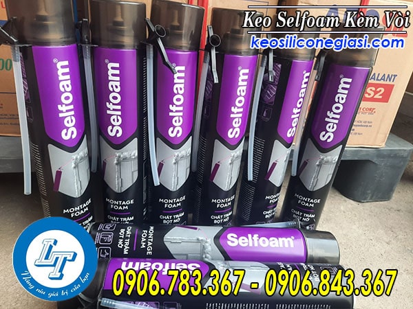 nguồn sỉ thùng 12 chai keo bọt nở Selfoam kèm vòi nguồn sỉ thùng 12 chai keo bọt nở Selfoam kèm vòi