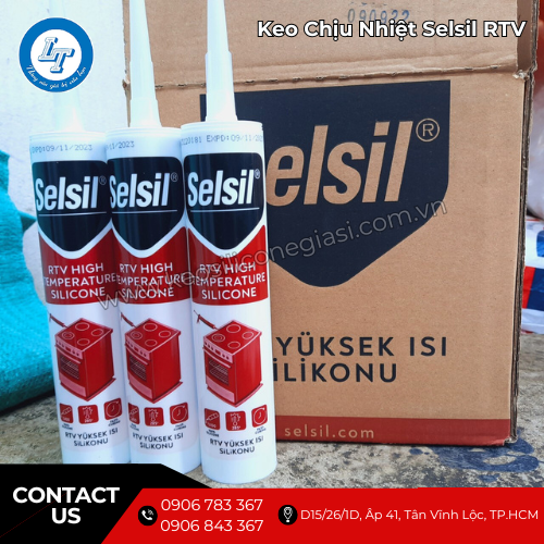 Keo chịu nhiệt Selsil RTV giá sỉ siêu hot dính cao, bền lâu 1 Keo chịu nhiệt Selsil RTV giá sỉ siêu hot dính cao, bền lâu 1