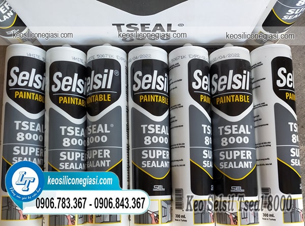đại lý sỉ keo selsil tseal 8000 super sealant giá rẻ keo selsil 8000