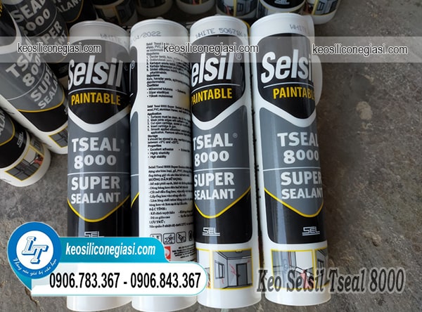 đại lý sỉ keo selsil tseal 8000 super sealant giá rẻ keo selsil 8000