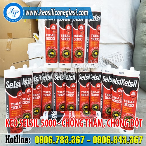 Sỉ giá tốt keo chống thấm dột selsil 5000
