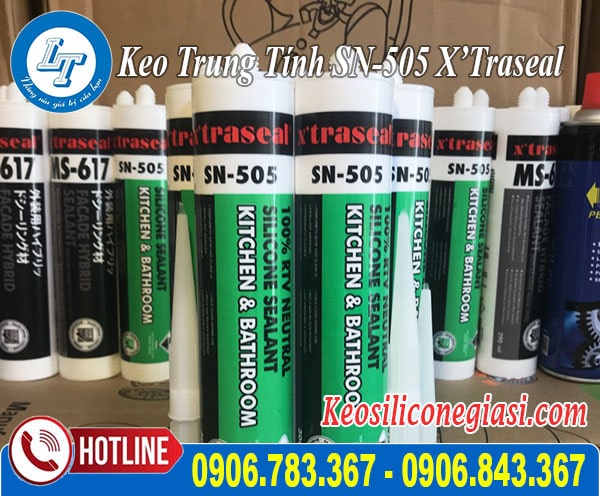 keo silicone trung tính sn-505 x’traseal malaysia chống rêu mốc. SN 505