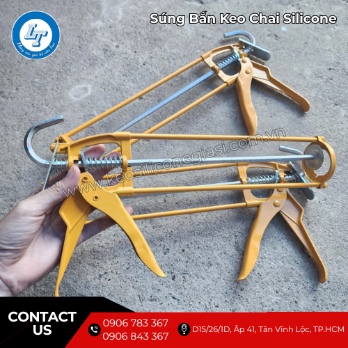 Súng bắn keo màu vàng Súng bắn keo màu vàng