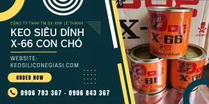 KEO SIÊU DÍNH X-66 hiệu con chó giá rẻ