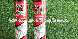 BÁN SỈ, RẺ KEO SILICONE CHỊU NHIỆT ĐỘ CAO XTRASEAL 650 ĐỘ F RED RTV