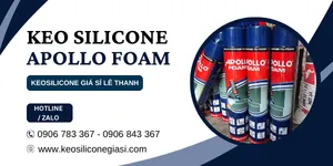 Tổng sỉ giá kho KEO SILICONE APOLLO FOAM 12 chai 1 thùng