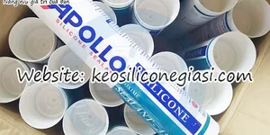 TỔNG KHO KEO APOLLO SILICONE A500 MÀU TRẮNG TRONG, XÁM, ĐEN
