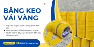 BĂNG KEO VẢI VÀNG sỉ tận xưởng giá tốt