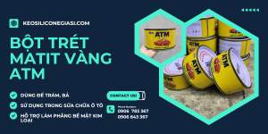 BỘT TRÉT MATIT VÀNG ATM giá rẻ trét mịn, tiết kiệm