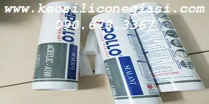 GIÁ KEO APOLLO A100 MÀU TRẮNG SỮA CHAI 300ML TẠI LÊ THANH