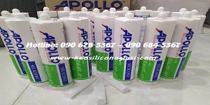 1 THÙNG KEO APOLLO SILICONE A175 TRẮNG SỮA CÓ GIÁ THÀNH BAO NHIÊU