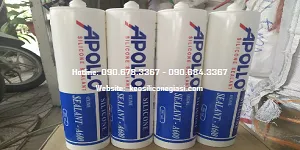 GIÁ RẺ KEO SILICONE APOLLO A600 TRONG, SỮA, XÁM ĐEN (25 CHAI/THÙNG)