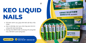 KEO LIQUID NAILS giá rẻ dán gỗ, đá, kim loại cực chắc  
