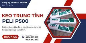 KEO TRUNG TÍNH PELI P500 dán nhôm kính giá sỉ bao tốt