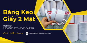 BĂNG KEO 2 MẶT giá sỉ khổ 1F2, 2F4, 4F8 dán cực chắc